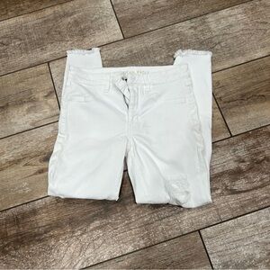 American Eagle | High Rise White Jeggings